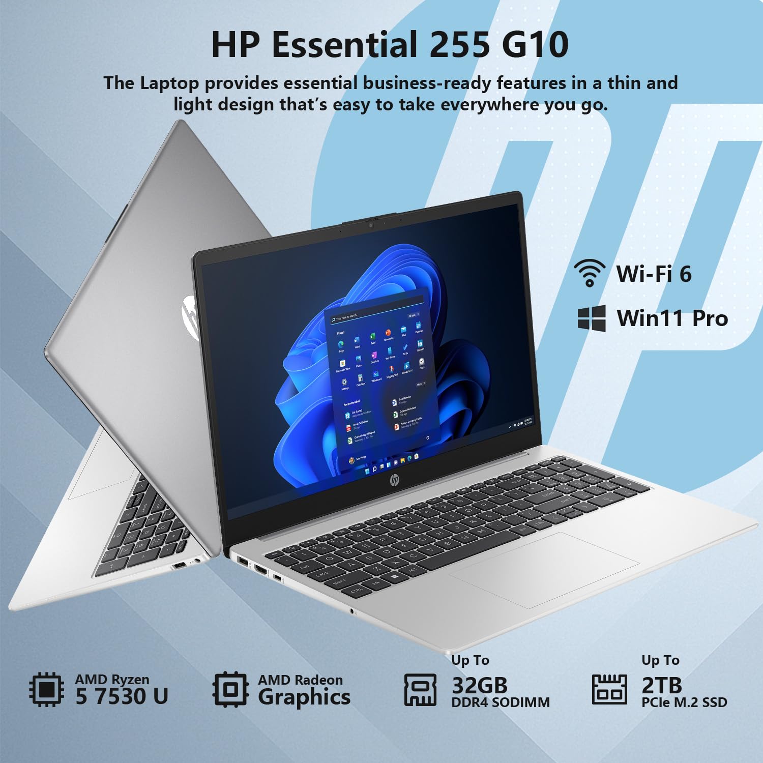 Amazon.co.jp: HP 255 G10 ノートパソコン 15.6インチ FHD